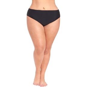 Women's mid Waisted Swim Bikini Bottom Adult
