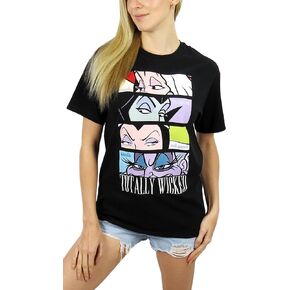 Disney Womens Villains Relaxed Fit Tee