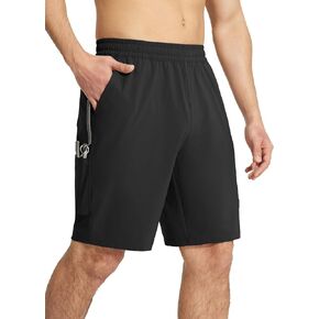 BALEAF Men's 9" Fishing Hiking Shorts Cargo Lightwight Quickly Dry Shorts Elastic Waist Travel for Summer Camping Casual