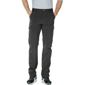 Nonwe Men's Outdoor Quick Dry Water-Resistant Hiking Pants with Drawstring Hem