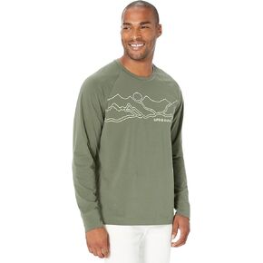 Life is Good Linear Mountains Crusher-Flex™ Crew