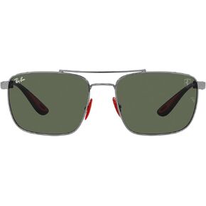 Ray-Ban Women's Rb3715m Scuderia Ferrari Collection Square Sunglasses