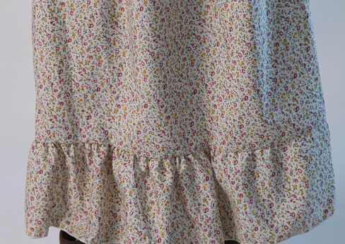 Girls Calico Pioneer Peasant Costume Skirt (Choose Color and Size) in Saudi Arabia