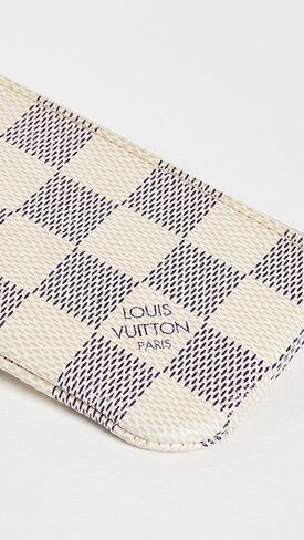 Louis Vuitton Women's Pre-Loved Pochette Cles, Damier Azur in Kuwait