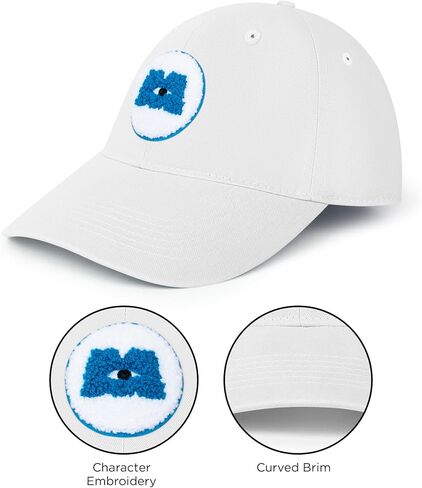 Disney mens Disney Adult Baseball Cap, Monster, Inc. Adjustable Dad Hat Baseball Cap in Kuwait