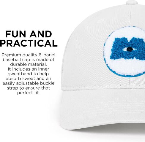 Disney mens Disney Adult Baseball Cap, Monster, Inc. Adjustable Dad Hat Baseball Cap in Kuwait
