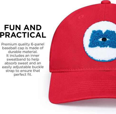 Disney mens Disney Adult Baseball Cap, Monster, Inc. Adjustable Dad Hat Baseball Cap in Kuwait