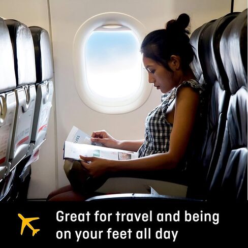 جوارب فوتورو غير شفافة للنساء، ضغط متوسط، 15-20 مم/زئبق، تساعد على تحسين الدورة الدموية للمساعدة في تقليل التورم، كبير (عبوة من 3 قطع) in Kuwait