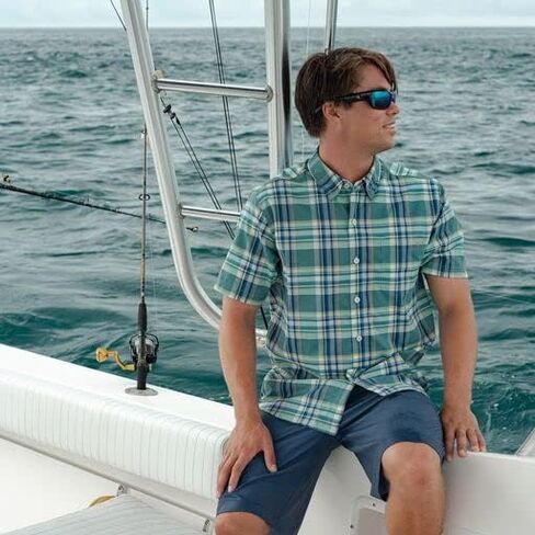 Men's The Reel Short Sleeve Performance Woven in Saudi Arabia
