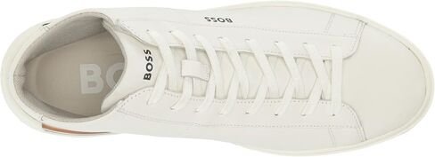 BOSS Men's Smooth Leather High Top Sneakers in Saudi Arabia