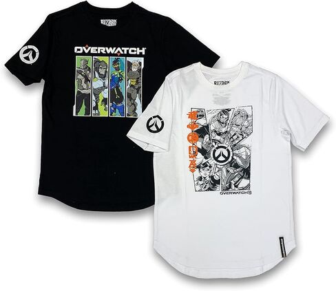 تي شيرتات قصيرة الأكمام للأولاد مكونة من قطعتين، مجموعة من تي شيرتات ألعاب الفيديو للأولاد مكونة من قطعتين in Kuwait