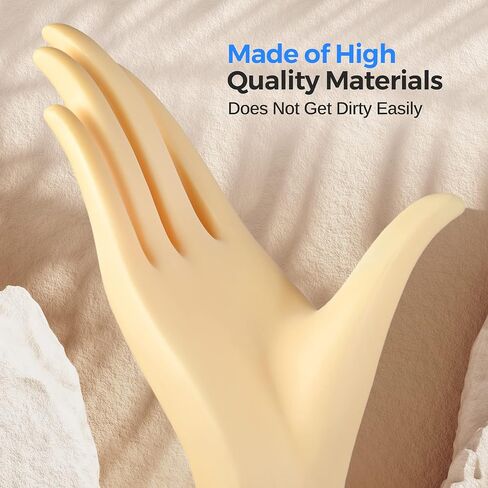 SereneLife Jewelry Hand Display Holder, Extended Long Dummy Female Mannequin Hand, Skin Tone Organizer for Accessories, Suitable to Show Off Jewelries such as Ring, Bracelet, Bangle, Watch, Glove, etc in Saudi Arabia