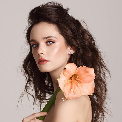 925-Sterling-Silver Cute Hummingbird Stud Earrings - Lovely Flying Bird With Purple Handmade Enamel Animal Hypoallergenic Jewelry Gifts for Women Girls EJALEN, Sterling Silver, No Gemstone in Kuwait