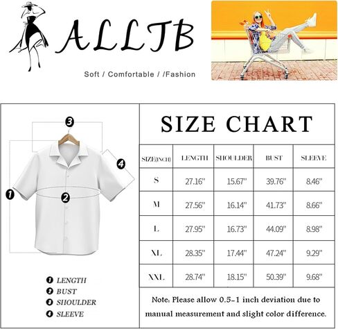 قمصان هاواي للنساء قمصان هاواي الاستوائية المطبوعة بالزهور بأزرار سفلية ورقبة على شكل حرف V وأكمام قصيرة وبلوزات علوية in Kuwait
