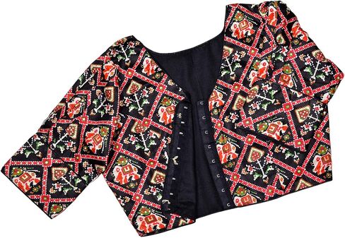 هدايا عيد الحب من شاندراكالا لها، بلوزات مطبوعة للحفلات للنساء من باتولا (B209-P) in Kuwait