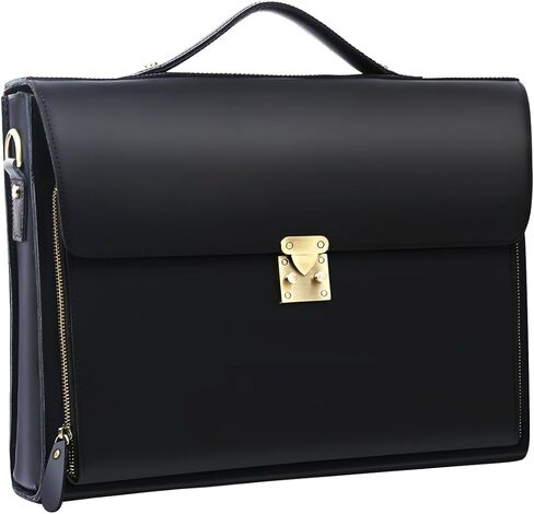 حقيبة جلدية من Leathario للرجال حقيبة كمبيوتر محمول جلدية حقيبة كتف رسول حقيبة عمل الأعمال in Kuwait