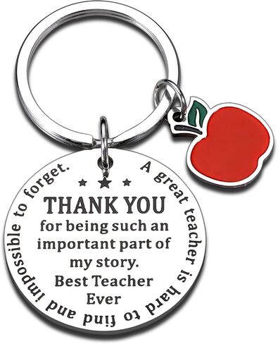 Teacher Appreciation Gifts Teacher Gifts for Women Men Thank You Keychain Best Teacher Gifts End of Year Teacher Gifts Teacher Retirement First Day of School Back to School Christmas Valentine Gift in Saudi Arabia