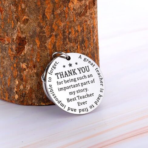 Teacher Appreciation Gifts Teacher Gifts for Women Men Thank You Keychain Best Teacher Gifts End of Year Teacher Gifts Teacher Retirement First Day of School Back to School Christmas Valentine Gift in Saudi Arabia