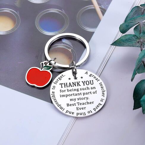 Teacher Appreciation Gifts Teacher Gifts for Women Men Thank You Keychain Best Teacher Gifts End of Year Teacher Gifts Teacher Retirement First Day of School Back to School Christmas Valentine Gift in Saudi Arabia