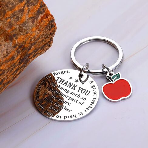 Teacher Appreciation Gifts Teacher Gifts for Women Men Thank You Keychain Best Teacher Gifts End of Year Teacher Gifts Teacher Retirement First Day of School Back to School Christmas Valentine Gift in Saudi Arabia