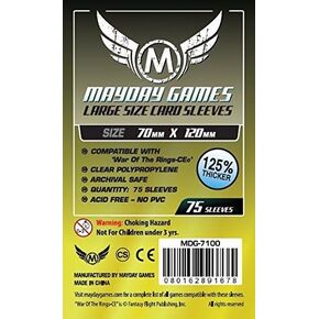 Mayday Games 75 MayDay 67 - 70 x 120 War of The Rings-CE - Special Large Sized Card Sleeves