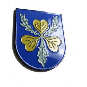 Enamel Metal Ship Badge of German Battleship Bismarck Model 48 x 40 mm Emblem