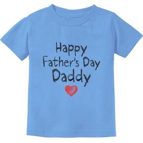Happy Fathers Day Daddy Shirt Gifts for Dad Papa Toddler Boys Girls Kids T-Shirt