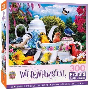 MasterPieces 300 Piece EZ Grip Jigsaw Puzzle for Adults and Family - The Library - 18" x 24"
