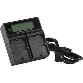 Ikan Dual Charger for Canon E6 Style Battery - Black - ICH-KDUAL-E6
