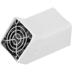 Mini Exhaust Fan, Microscope Smoke Exhaust Fan DC12V High Adaptability Easy to Install Simple Flame Retardant ABS 0.25A for Welding Use