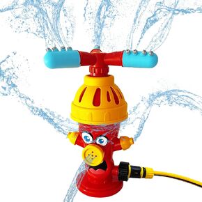 Cute Hydrant Sprinkler for Water Toys Outdoor Activities for Kids - Outdoor Water Play Children Toys for Summer, Outside Fun Sprinkler,Backyard Kids Play Equipment
