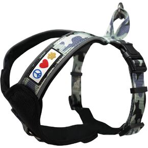 Pawtitas Reflective Dog Harness Padded Dog Harness Provides Comfort Control for a Walk or Running Great Pet Accessories Dog Vest XXS Extra Extra Small Black Dog Harness