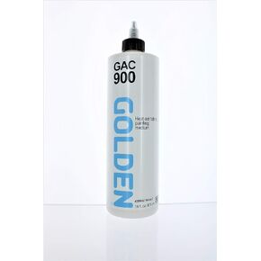Golden Acrylic Polymer GAC-900 (Heat Set) Fabric Painting Medium - 16 oz Cylinder