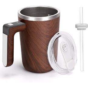 جهاز تسخين كوب القهوة، كوب قهوة مُسخن للتحكم في درجة الحرارة، سخان قهوة/شاي 13 أونصة حتى 140 درجة فهرنهايت مع التحريك الذاتي المغناطيسي in Kuwait