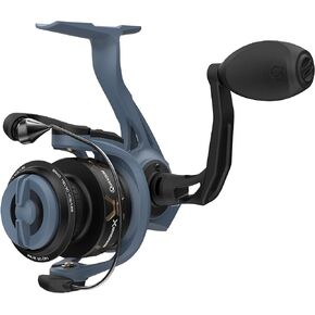 Quantum Smoke X Spinning Fishing Reel, Changeable Right- or Left-Hand Retrieve, Continuous Anti-Reverse Clutch with NiTi Indestructible Bail, SCR Alloy Frame, Blue