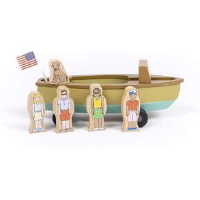 Jack Rabbit Creations Magnetic Vintage Lake Boat