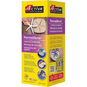 ACTIVA Permastone Casting Compound - 28 Ounces, Bisque White