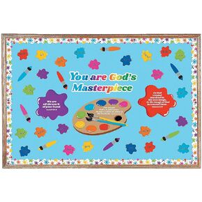 Fun Express You are God's Masterpiece Bb Set - 51 Pieces - Educational and Learning Activities for Kids