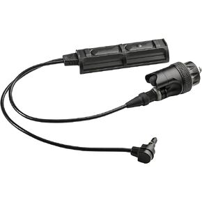 Mil-Spec Rear Dual Switch Assembly for Simultanious use of Scoutlight WeaponLights + ATPIAL laser, Includes DS00 & SR07-D-IT, Black