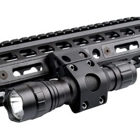 KECPVLI Weapon Light 1200 Lumens Tactical Flashlight with mLok Rail Mount and Pressure Switch Included