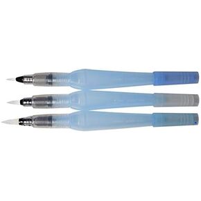 Pentel Japan Aquash Water-Brush 3 types of set