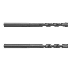 MaxTool 2PCs 1/4" x 4" Carbide Tipped Pilot Drill Bits for All Hole saws to Cut Asphalt Brick Concrete Marble Tile etc; BA00S16R14P2