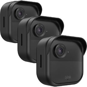 Silicone Case Cover for All-New Blink Outdoor 4 (4th Gen), Weatherproof Silicone Case Provides Full Camera Protection, for All-New Blink Outdoor 4 Home Security Camera Black, 5 Pack