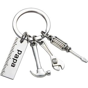 Pop Keychain with Ruler Hammer Wrench Screwdriver Gifts for Dad, Father’s Day Birthday Gifts from daughter and Son in Kuwait