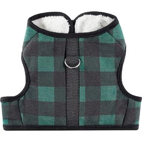 Harness for Dogs, Red Buffalo Check, Small/Medium