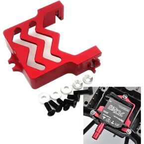 Aluminum Servo Mount Radiation Design Compatible with 2075 2075X Servo Red for Traxxas 1/5 X-Maxx X Maxx 1/6 XRT 7749