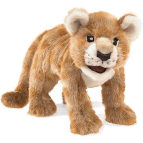 Folkmanis African Lion Cub Hand Puppet Plush