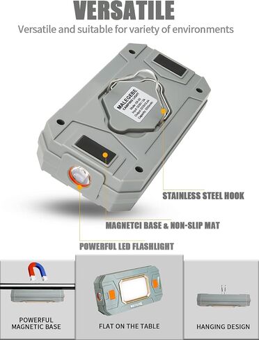 Camping Lantern Tent Lights - 1000lm Lantern Flashlight with 96Hrs Battery Life, USB Rechargeable, Magnetic Waterproof LED Lamp Best for Power Outages, Hurricane, Outdoor Home Emergency in Saudi Arabia