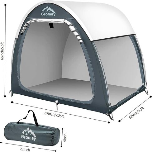Outdoor Bike Covers Storage Shed Tent, Portable Bicycle Storage Cover, Foldable 210D PU4000 Waterproof Oxford Fabric Bike Shelter for 2-3 Bike in Saudi Arabia