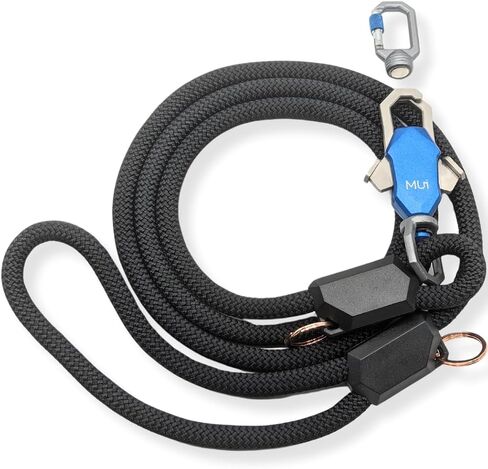 Magnetic Dog Leashes for Large Dogs Heavy Duty, Premium 6 Foot Dog Leash with Easy Dual-Hook Connection Works with Any Collar or Harnesses, Tangle-Free, Strong and Secure Dog Lead by MUI (1/3 inch) in Saudi Arabia